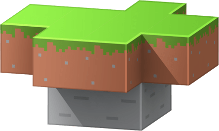 Île volante de Minecraft variante 2
