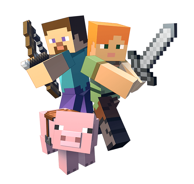 Characters from Minecraft