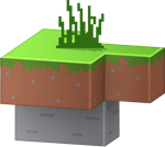 Flying island of Minecraft variant 1